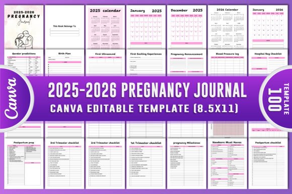 2025-2026 Pregnancy Journal Canva Kdp: A Comprehensive Guide to Planning Your Journey
