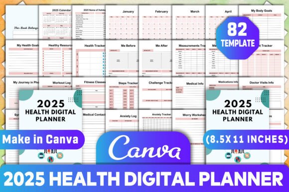 2025 Health Digital Planner Canva KDP: A Comprehensive Guide for 2025
