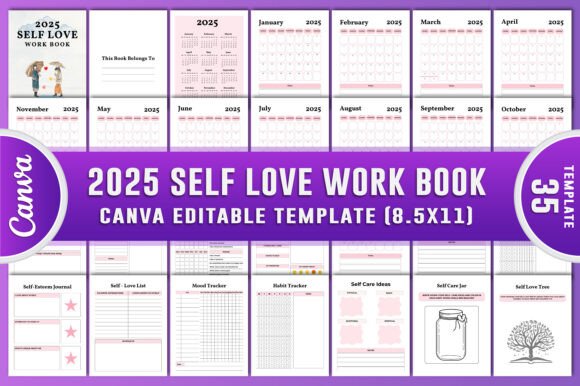2025 Self Love Work Book Canva Kdp: A Comprehensive Guide