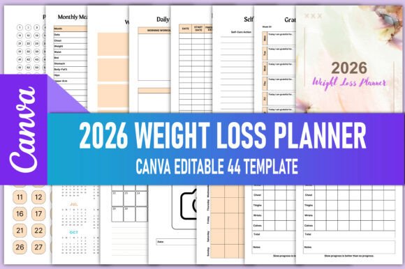 2026 Weight Loss Planner for Canva: A Comprehensive Guide