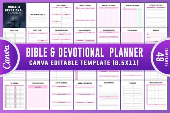 Bible Devotional Planner Canva: A Tool for Spiritual Growth and Productivity
