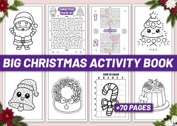 Big Christmas Activity Book for Kids: A Practical Guide for Creative and Educational Use