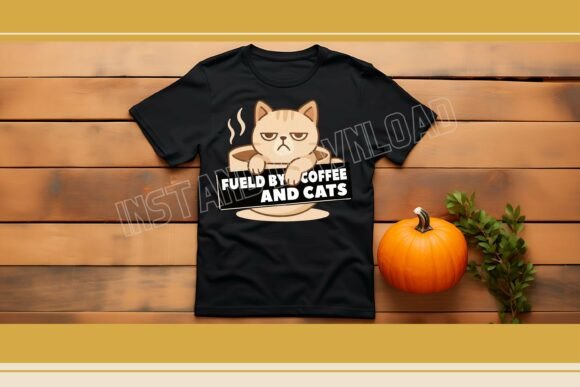 Coffee Cat Fueled by Cats S