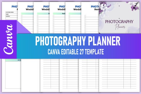 Editable Photography Planner Canva KDP: A Must-Have Tool for Modern Photographers