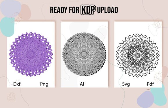 Hand Drawn Mandala Multi Layered Artwork: A Versatile Design for Creative Projects
