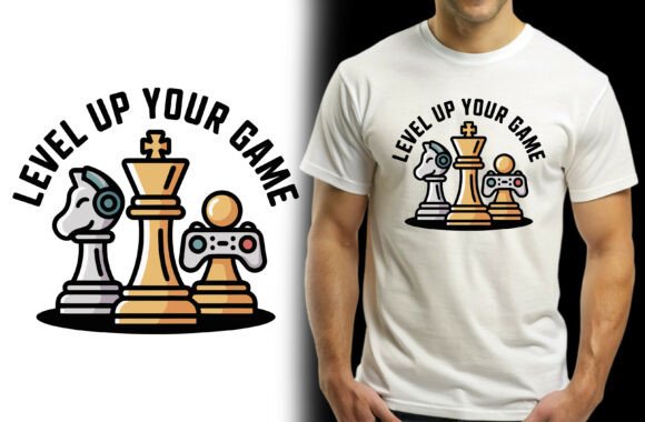 Level Up Your Game Vector Design